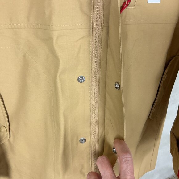 Topo Designs Mens Beige Tan 3L Tech Trench Rain Coat Raincoat S - Picture 3 of 9